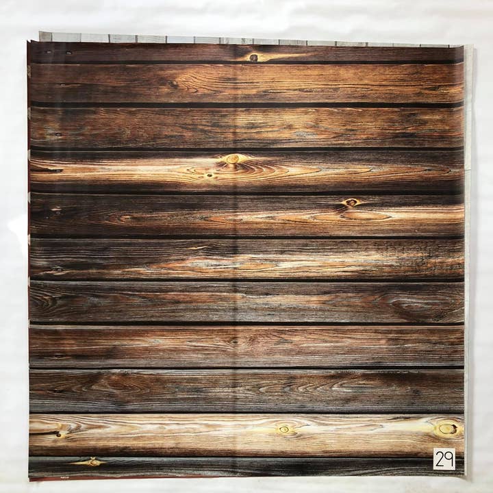 SALE / In Stock / READY To SHIP 5ft x 5ft Two Tone Wood for wholesale by Swanky Prints