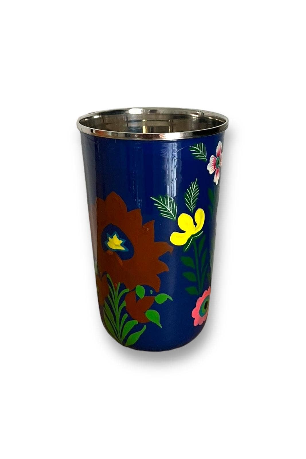 Curiosity Lab - Wholesale Drinking Glass/Cup - Hand-painted food-grade stainless steel tumbler Srinagar Grand17