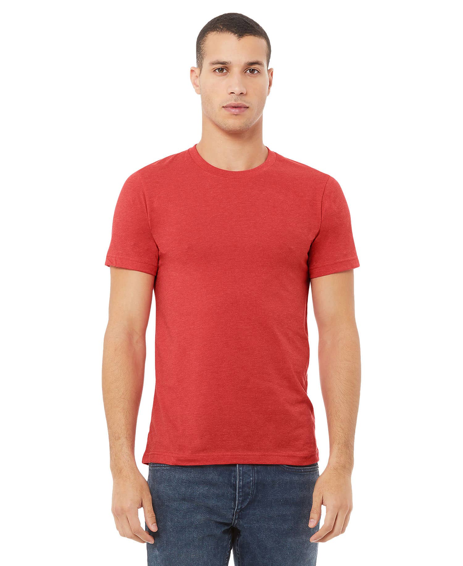 Print The Dream - Wholesale T-Shirt - Unisex - Bella Canvas 3001 Heather CVC T-shirt, Unisex Soft Shirts37