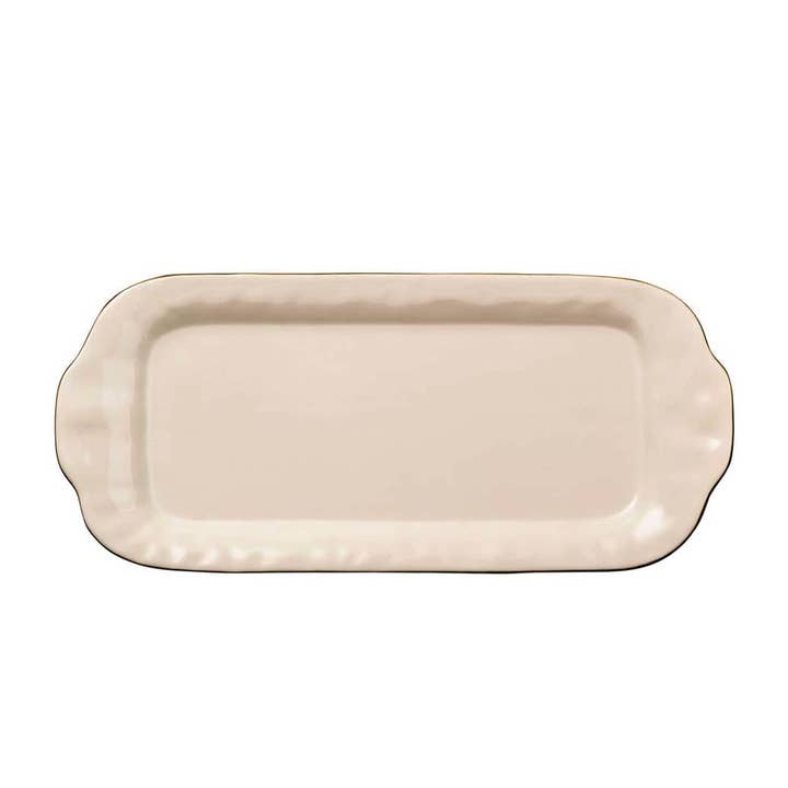 Cantaria Large Rectangular Tray Ivory for wholesale by Skyros Designs