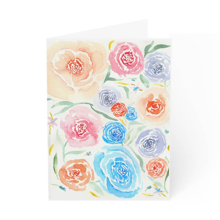 Vackra festbukett tryckta gratulationskort för wholesale av Oceane's Echo