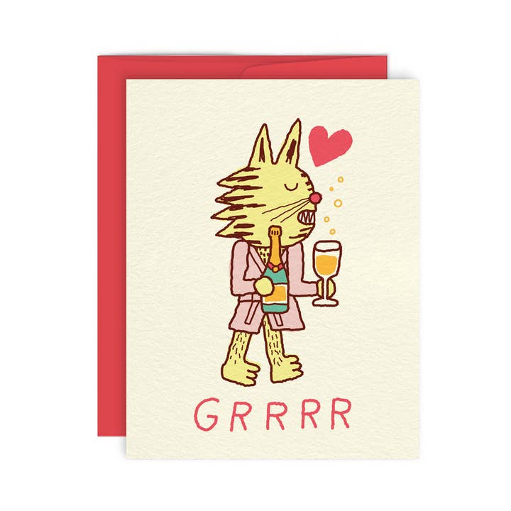 Paperole - Wholesale Love Card - GRRR — Greeting Card