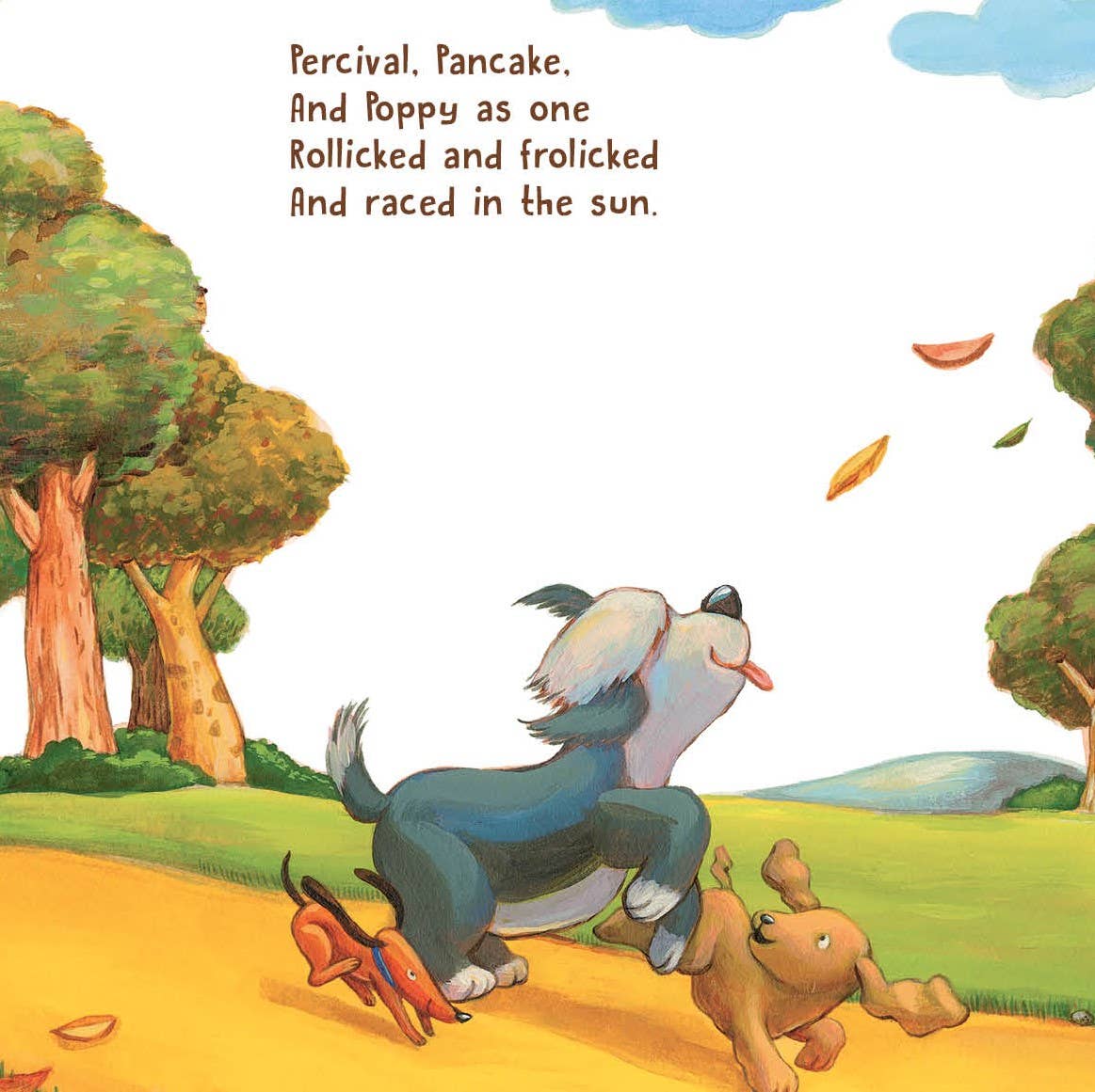 Sleeping Bear Press - Wholesale Preschool Book (3-5) - Pippa and Percival, Pancake and Poppy: Four Peppy Puppies5