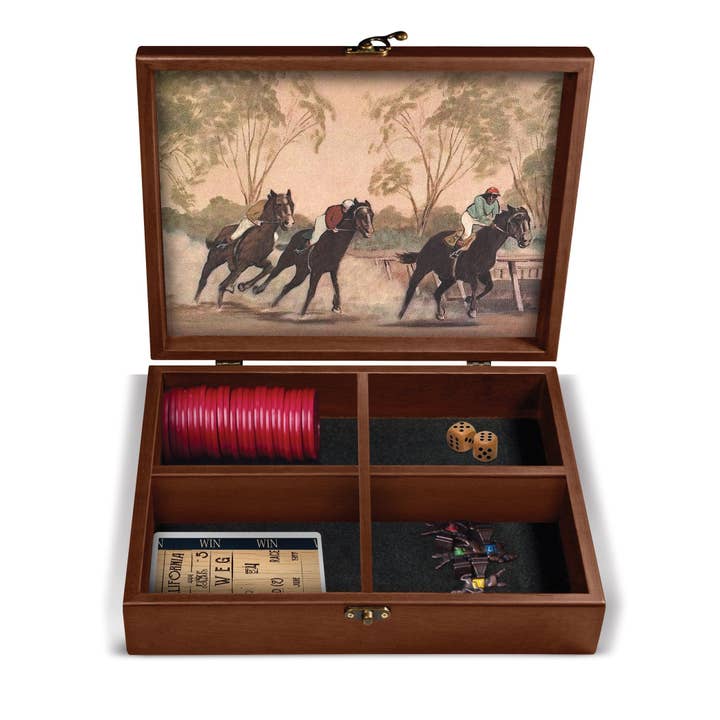 Wood Expressions - Wholesale Board Game - Grand National Horse Race Game in a Wooden Box5
