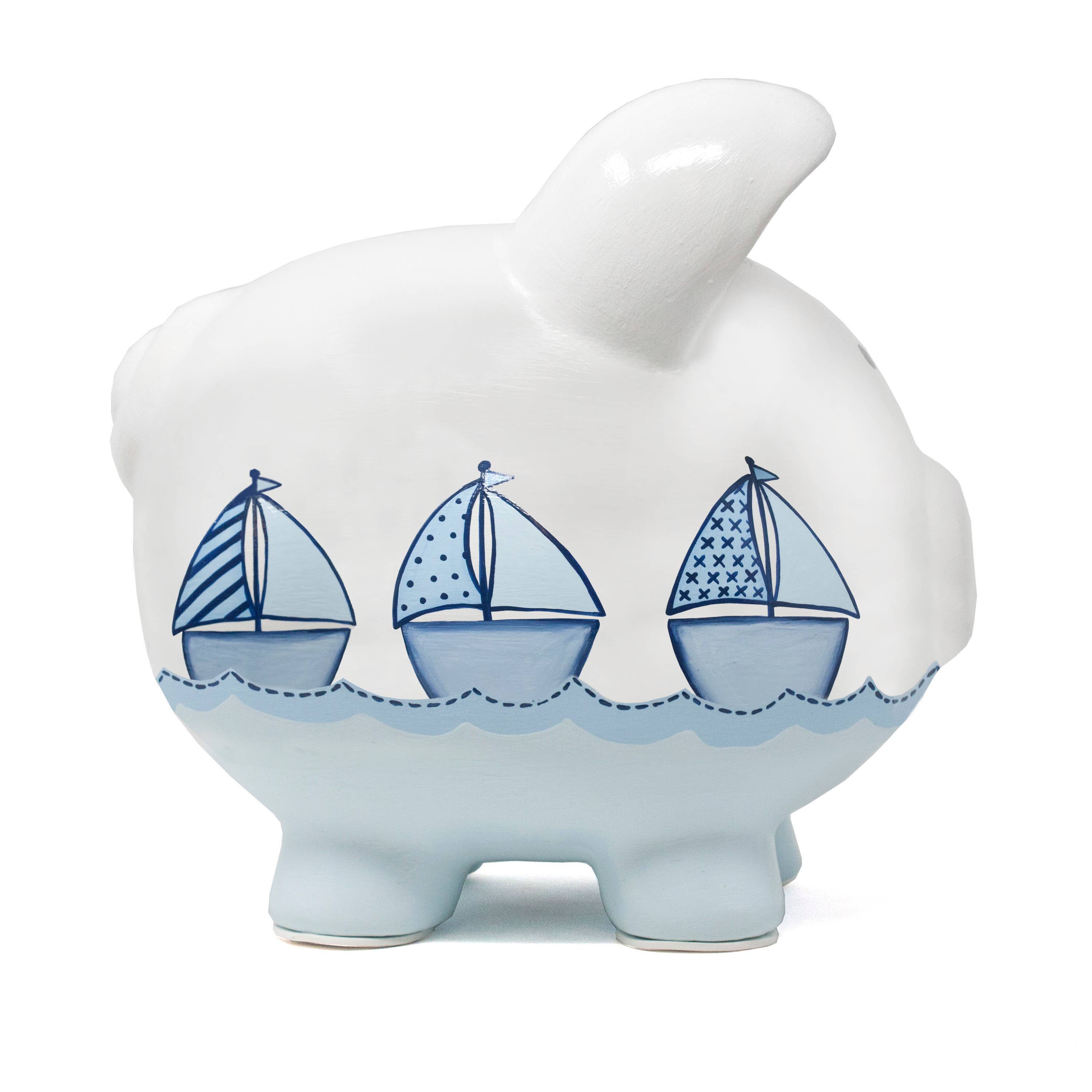Child To Cherish® - Wholesale Money/Piggy Bank - Kids & Baby - Triple Sailboat Piggy Bank4
