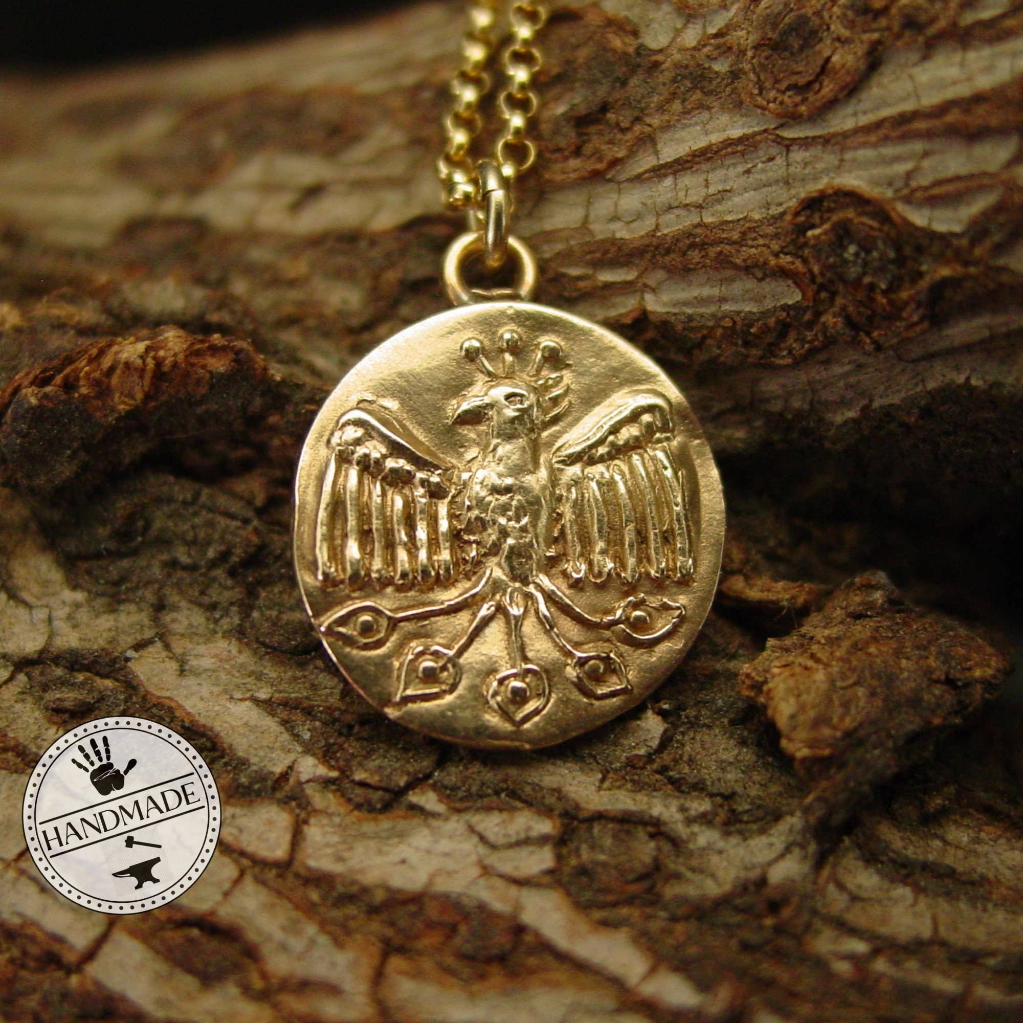 Vis a Vis Jewelry - Vendita all'ingrosso Collana con ciondolo/pendaglio - Collana Fawkes Phoenix - Bestiario - Animali fantastici0