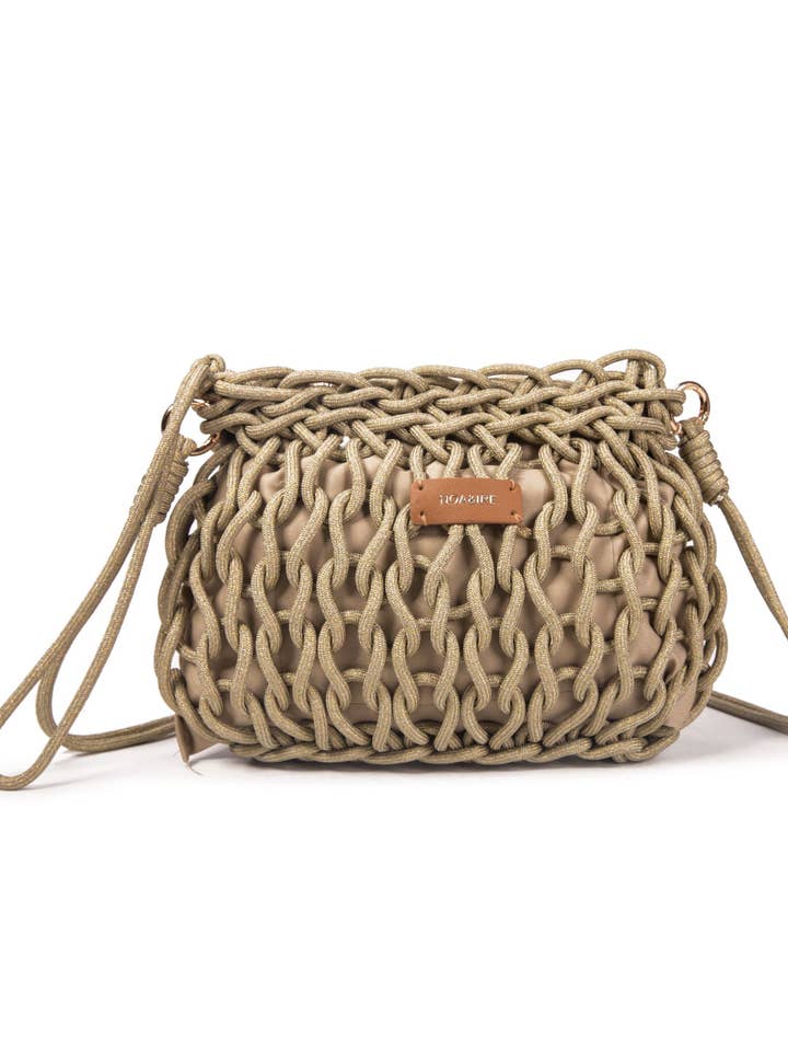 WOVEN BAG WITH INNER LINING for wholesale by SWEET MAGIC MODA Y COMPLEMENTOS