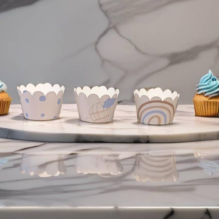 Uncouth Coco - Wholesale Cupcake/Muffin Liner - Boho Cupcake Wrappers For Boy Birthday & Baby Shower1