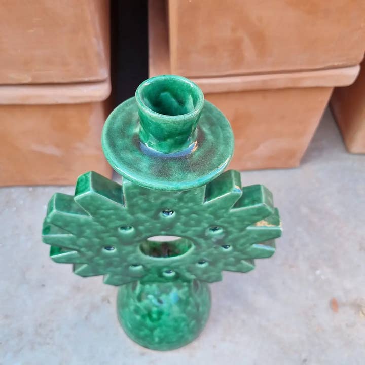 libitiishop - Wholesale Candle holder - Moroccan Tamegroute candlestick3