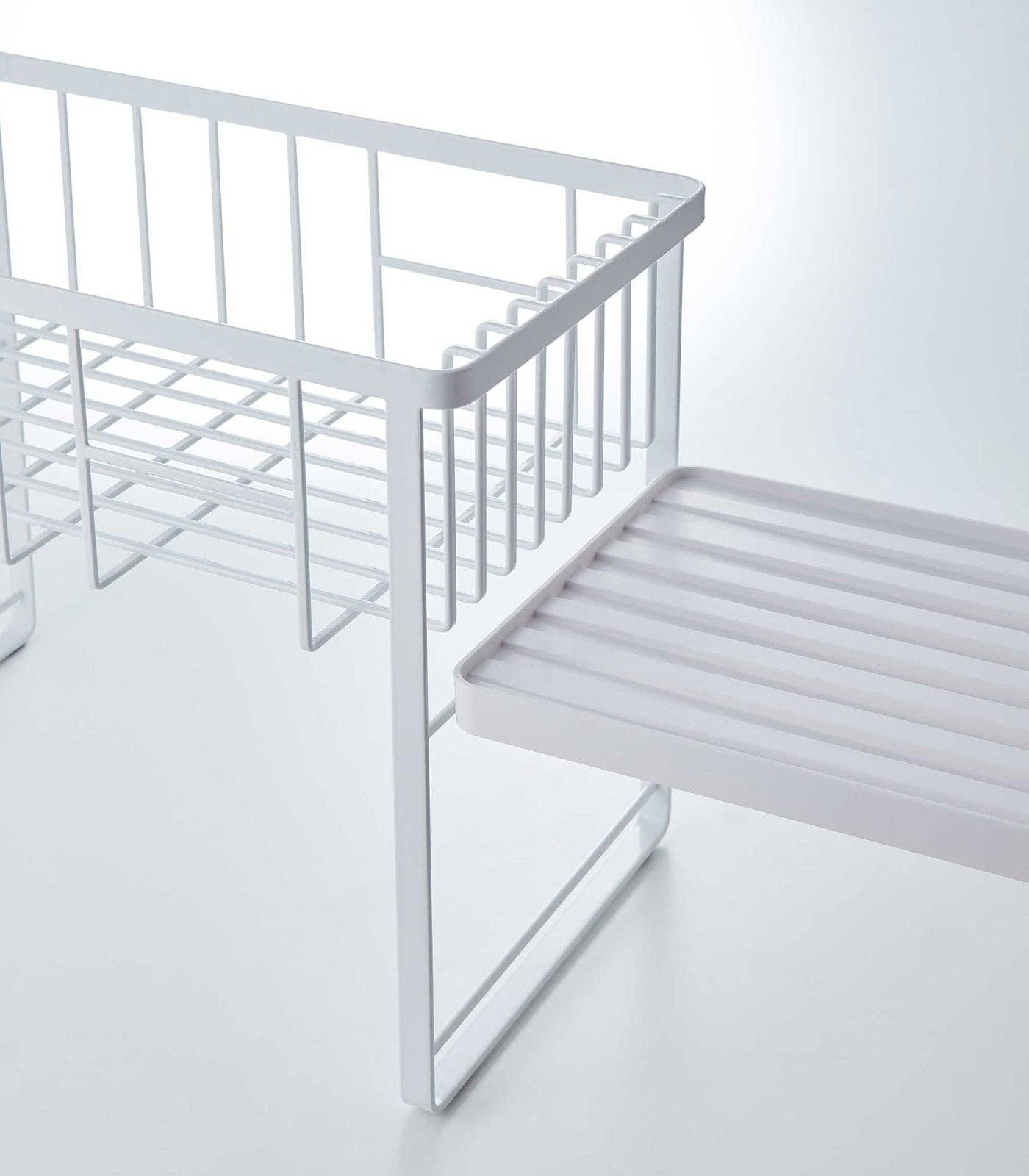 Yamazaki Home - Wholesale Dish Drying Mat/Rack - Tower Two-Tier Dish Rack - Steel16