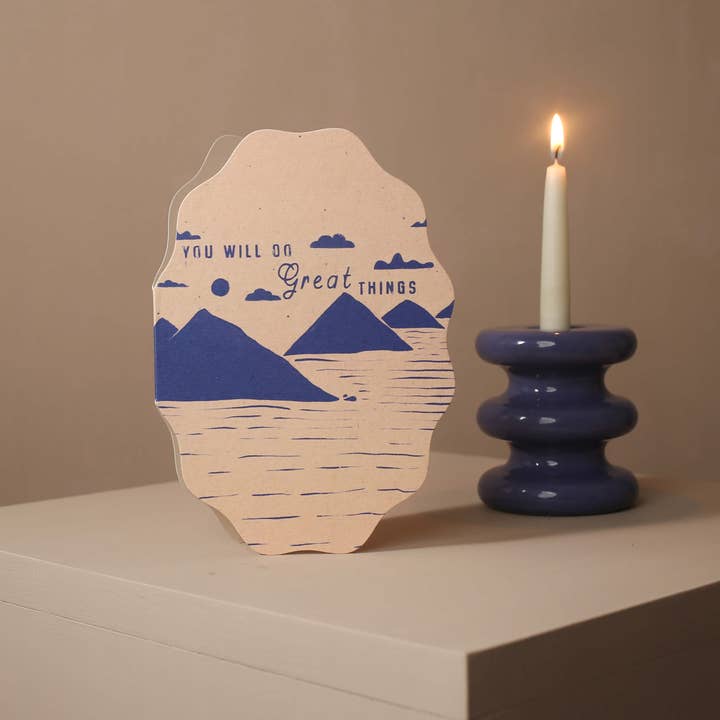 I am Roxanne - Wholesale Congratulations Card - Great Things Mountain Card | Good Luck Cards | Congrats Card3