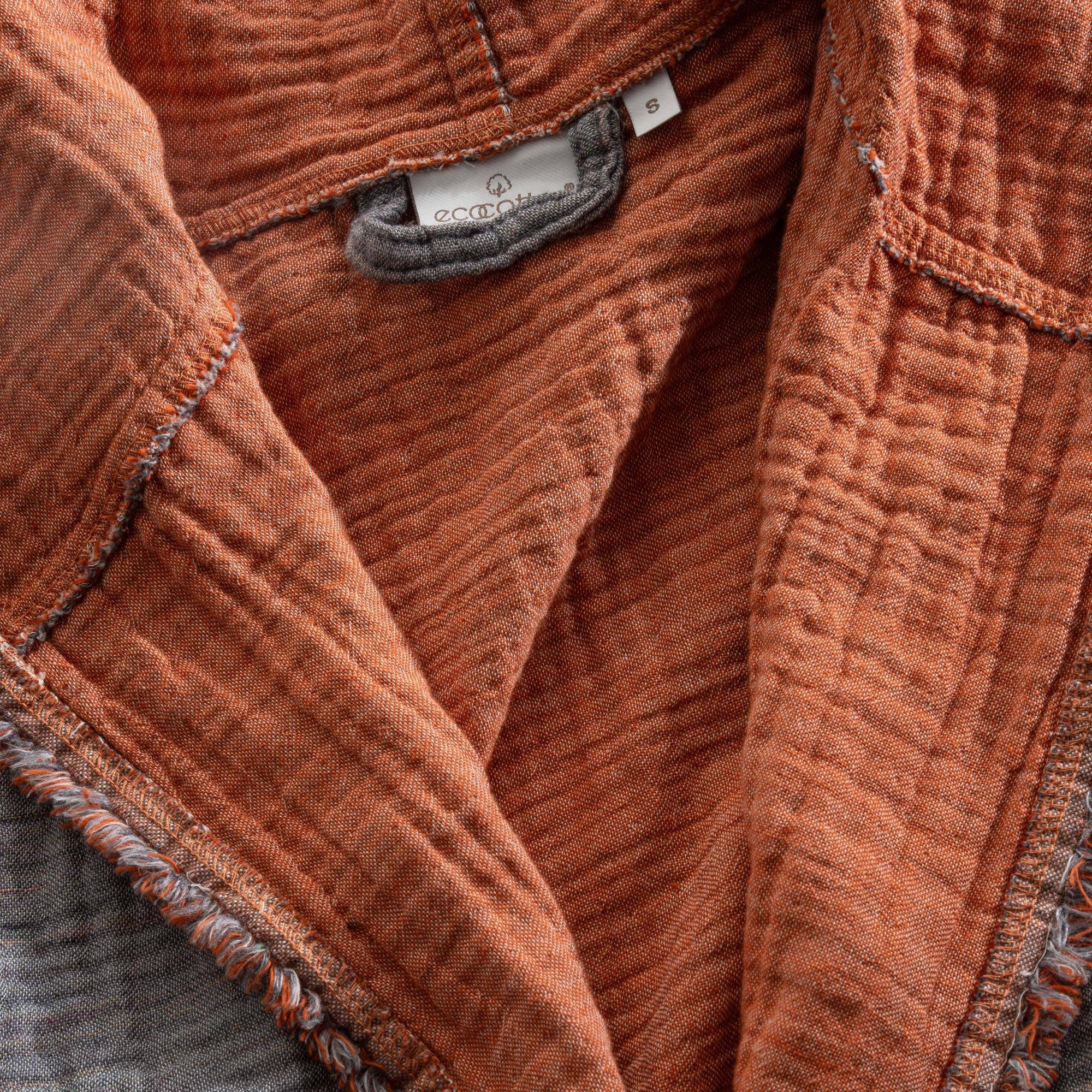 MINOA - Wholesale Badjas - Dames - Dames Muna Organische Egeïsche Katoenen Gaas Tweezijdige Kamerjas2