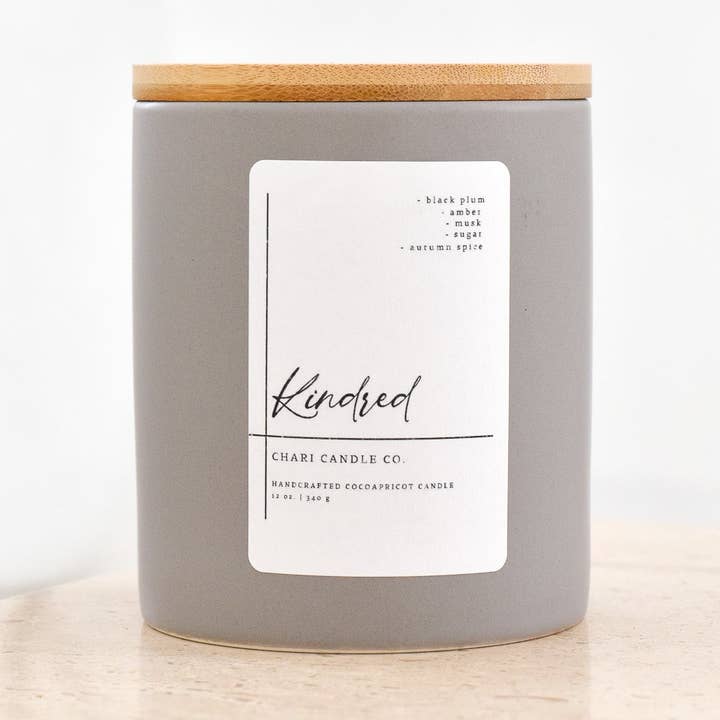 Kindred for wholesale by Chari Candle Co.