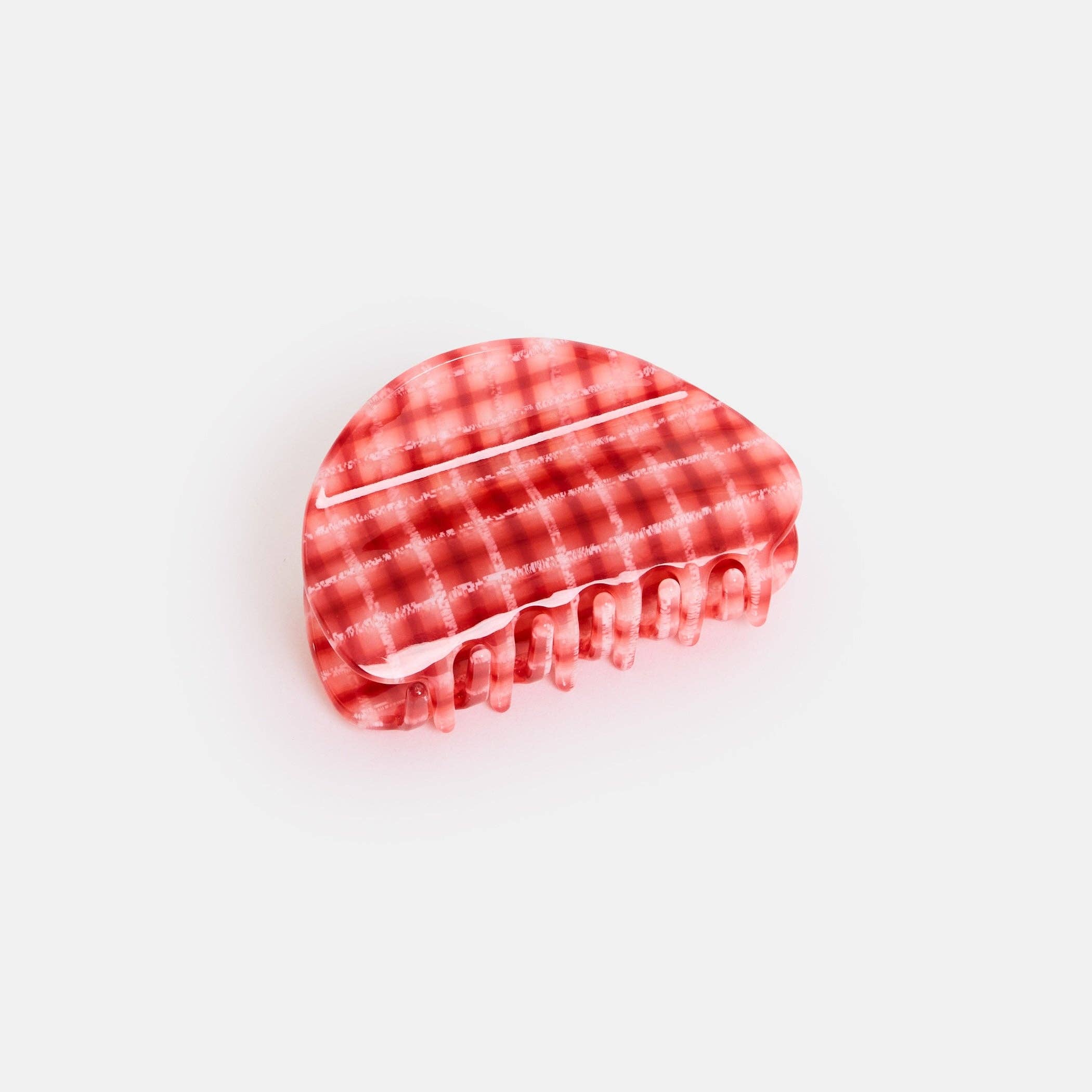 CHUNKS - Wholesale Hair Clip - Women's - Juno Claw in Red Plaid