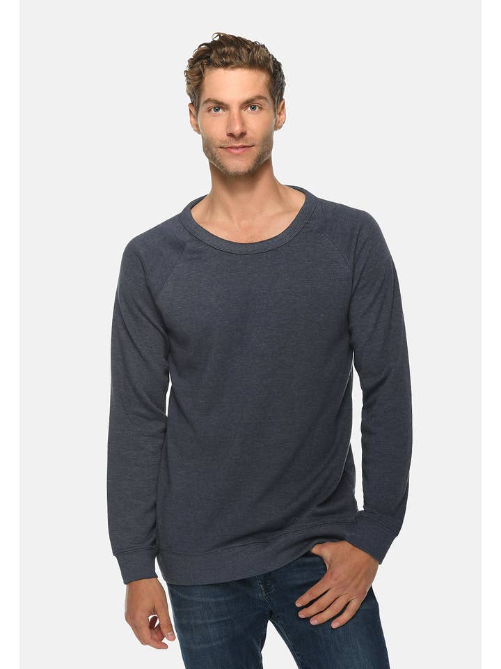 Lane Seven Apparel - Wholesale Sweatshirt - Unisex - French Terry Raglan Crewneck - For Men and Women11