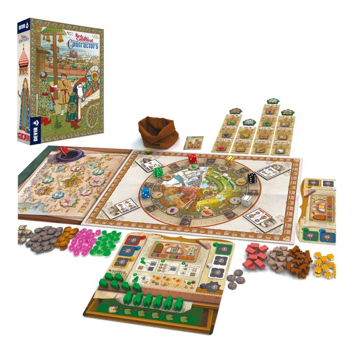 Devir Games - Wholesale Board Game - Red Cathedral, The: Contractors (Expansion)