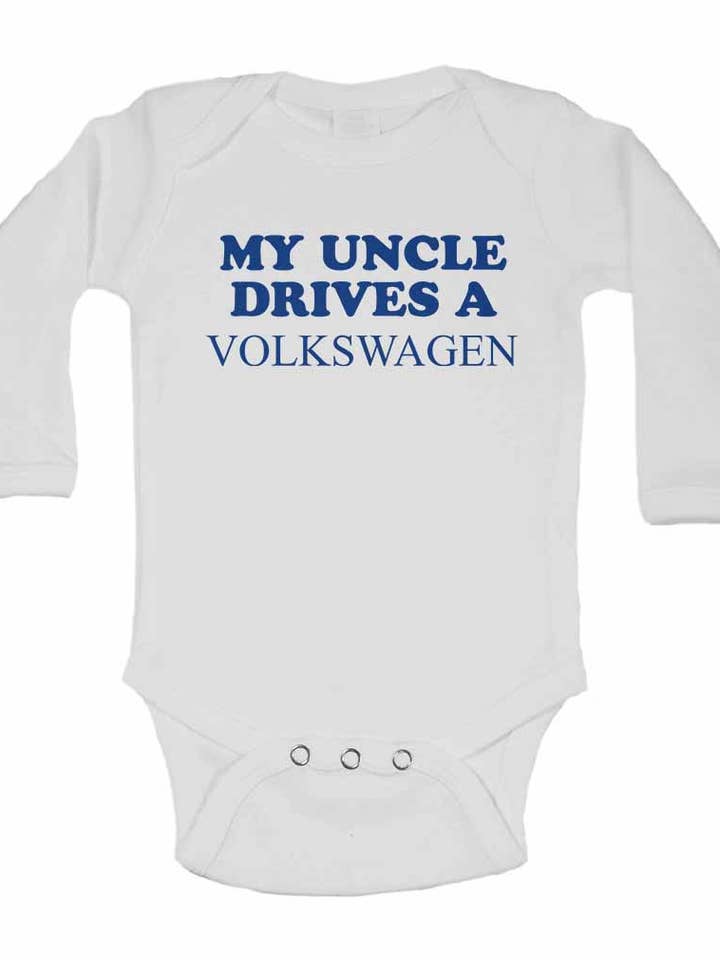 Mon oncle conduit une Volkswagen - Gilets à manches longues pour la vente par Little Ratbag