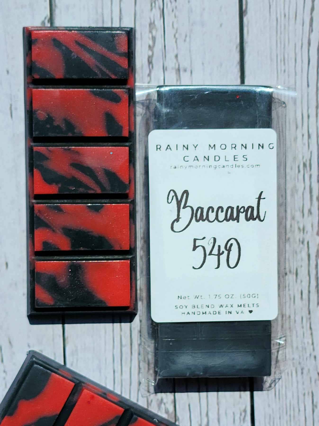 Rainy Morning Candles - Wholesale Wax Melt - Baccarat 540 | Baccarat Rouge 540 Inspired Snap Bar Wax Melt2