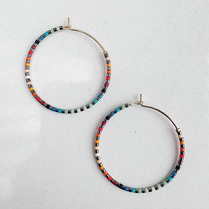 On the Lookout Jewelry - Wholesale Hoop Earrings - Silver SERPENT Hoops - 14K Gold Fill1