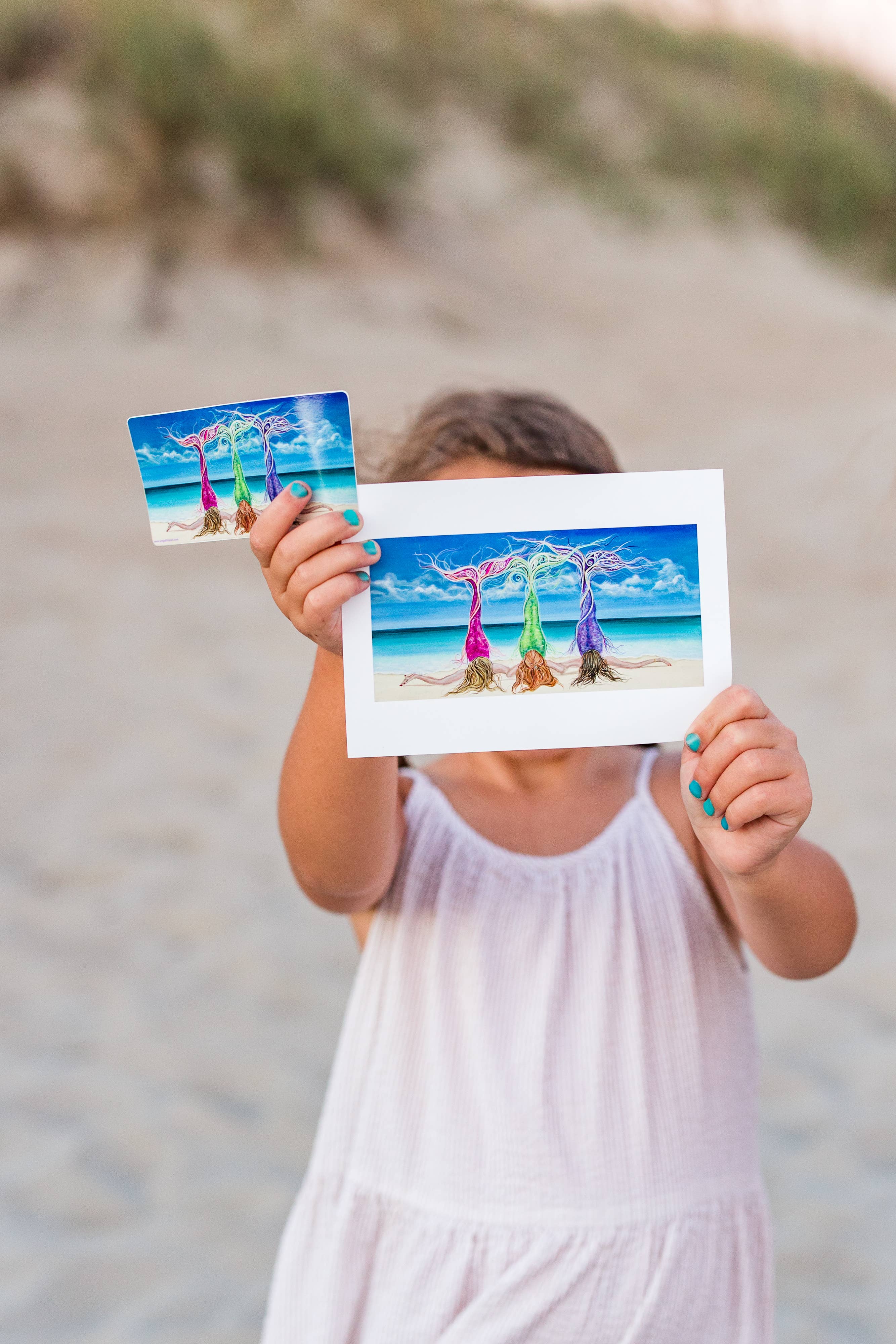 Angel Fritz Studio - Vente Affiche d'art - COPAINS BEACH BLISS0