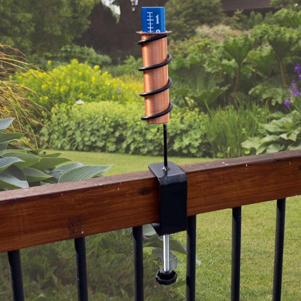 World's Coolest Rain Gauge Co. - Wholesale Outdoor Ornament/Decor - Solid Copper Deck Mount Rain Gauge. Winter Safe!1