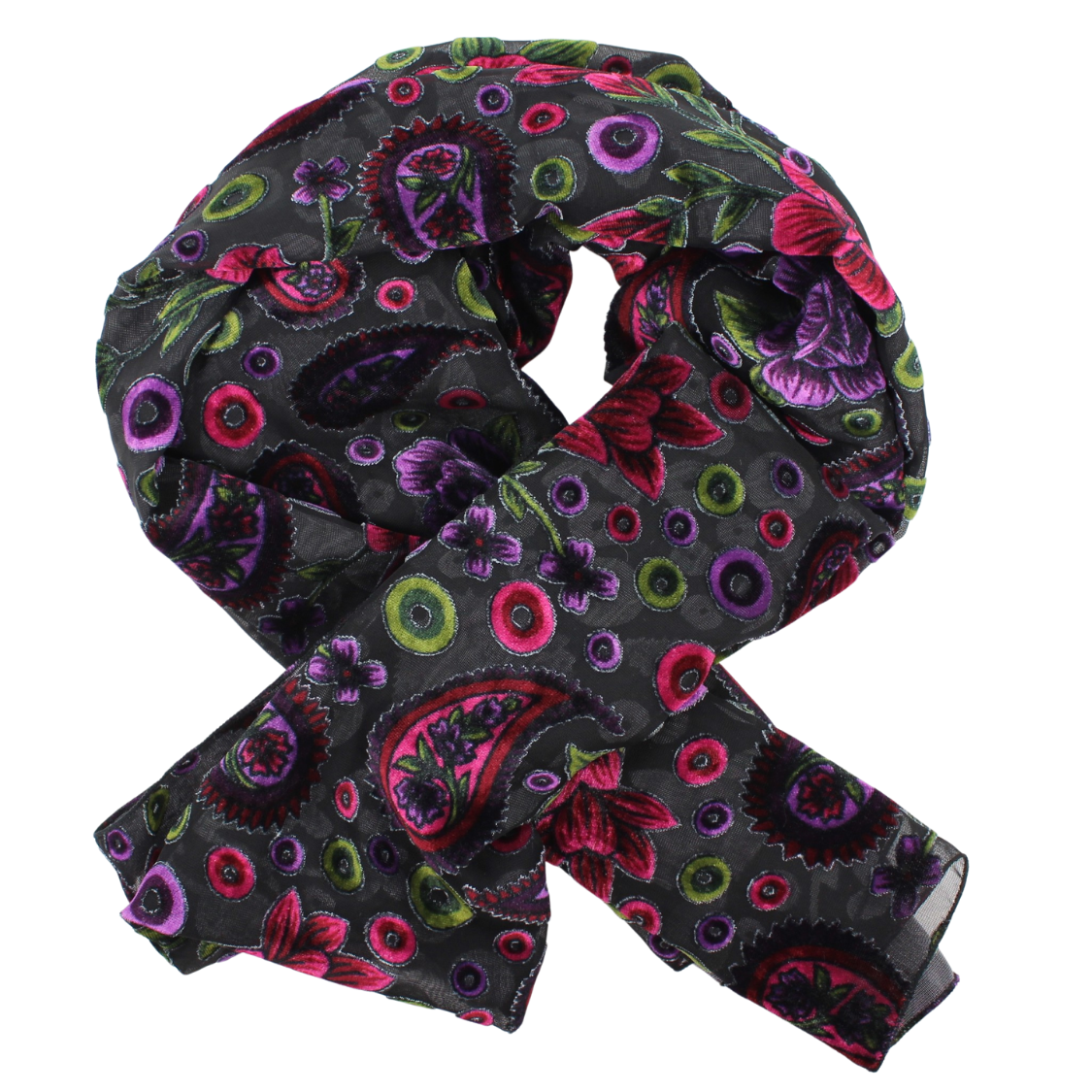 Dana Herbert – Großhandel Schultertuch – Damen – Burnout-Samt-Schal21