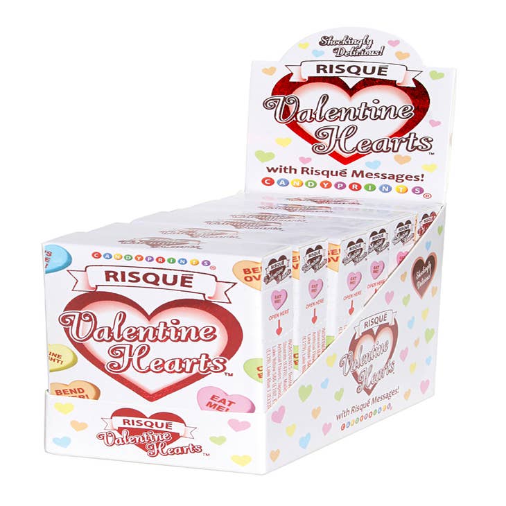 Wholesale Risqué Valentine's Conversation Candy Hearts- 6 Pack