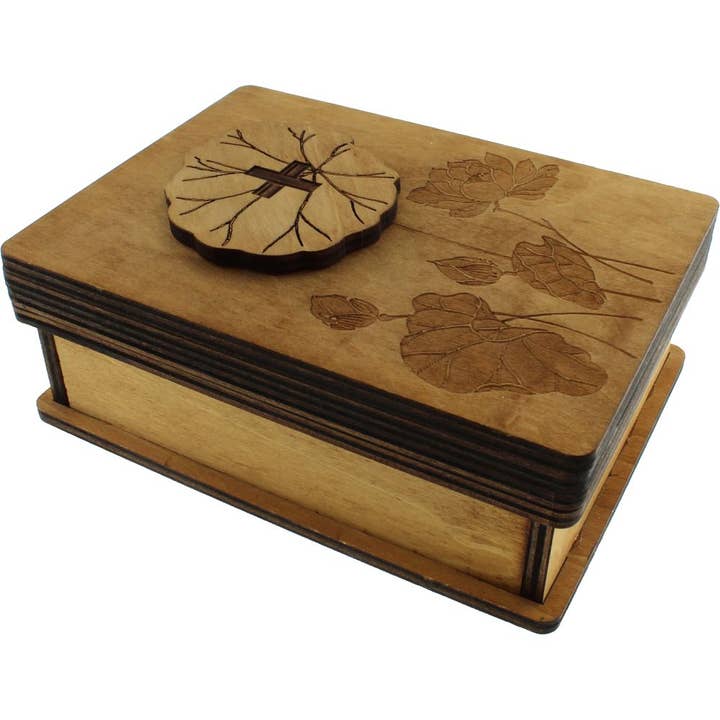Puzzle Master - Wholesale Puzzle - Adult - Lotus Box - Wooden Puzzle Box | Wooden Puzzle Boxes