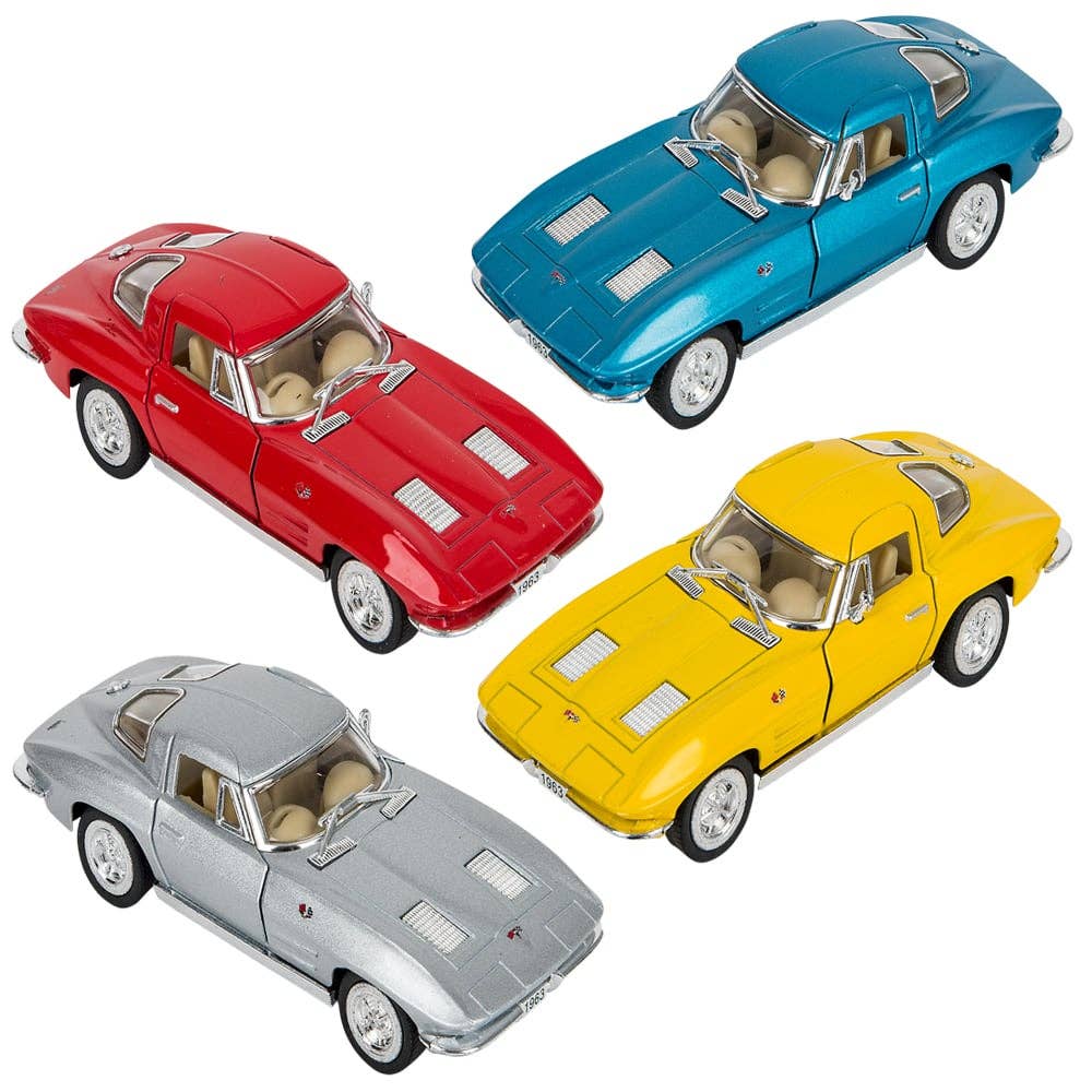 La Luna Bella - Toys – wholesale Leksaksbil/Lastbil - Barn – 5" PRESSGJUTEN 1963 CORVETTE STING RAY LLB Billeksaker4