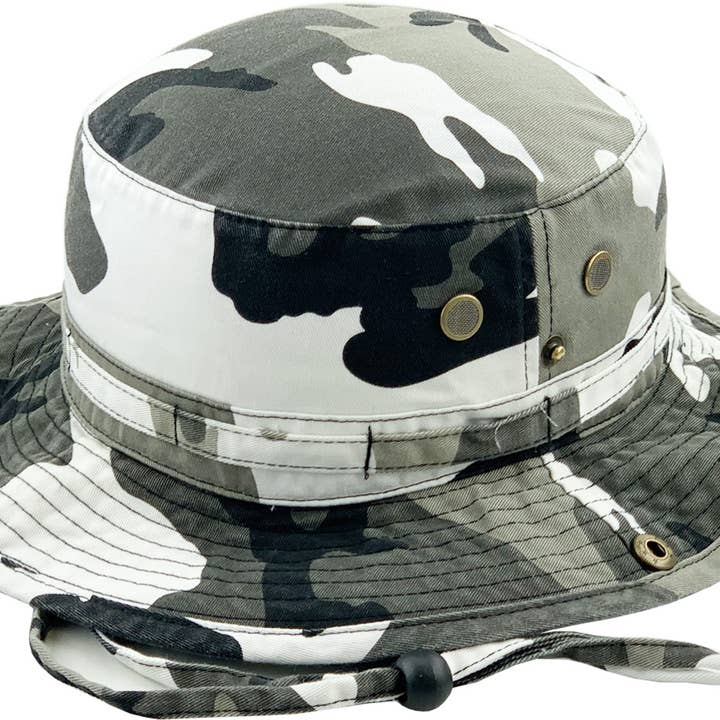 KBETHOS - Wholesale Bucket hat – Unisex - Solid Boonie Hat With String (Fitted)14