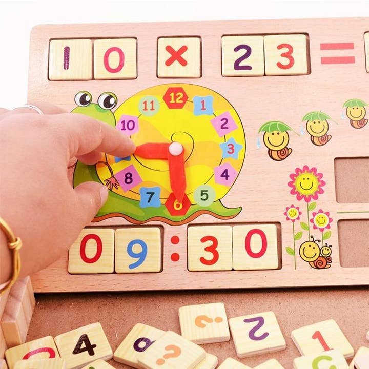 VIGOR - Wholesale Wood toy – Child - Montessori Baby Math Teaching Aids Multifunctional Math Operation and Drawing Box Learning Preschool Early Childhood Educational Toys(10 Pack)8