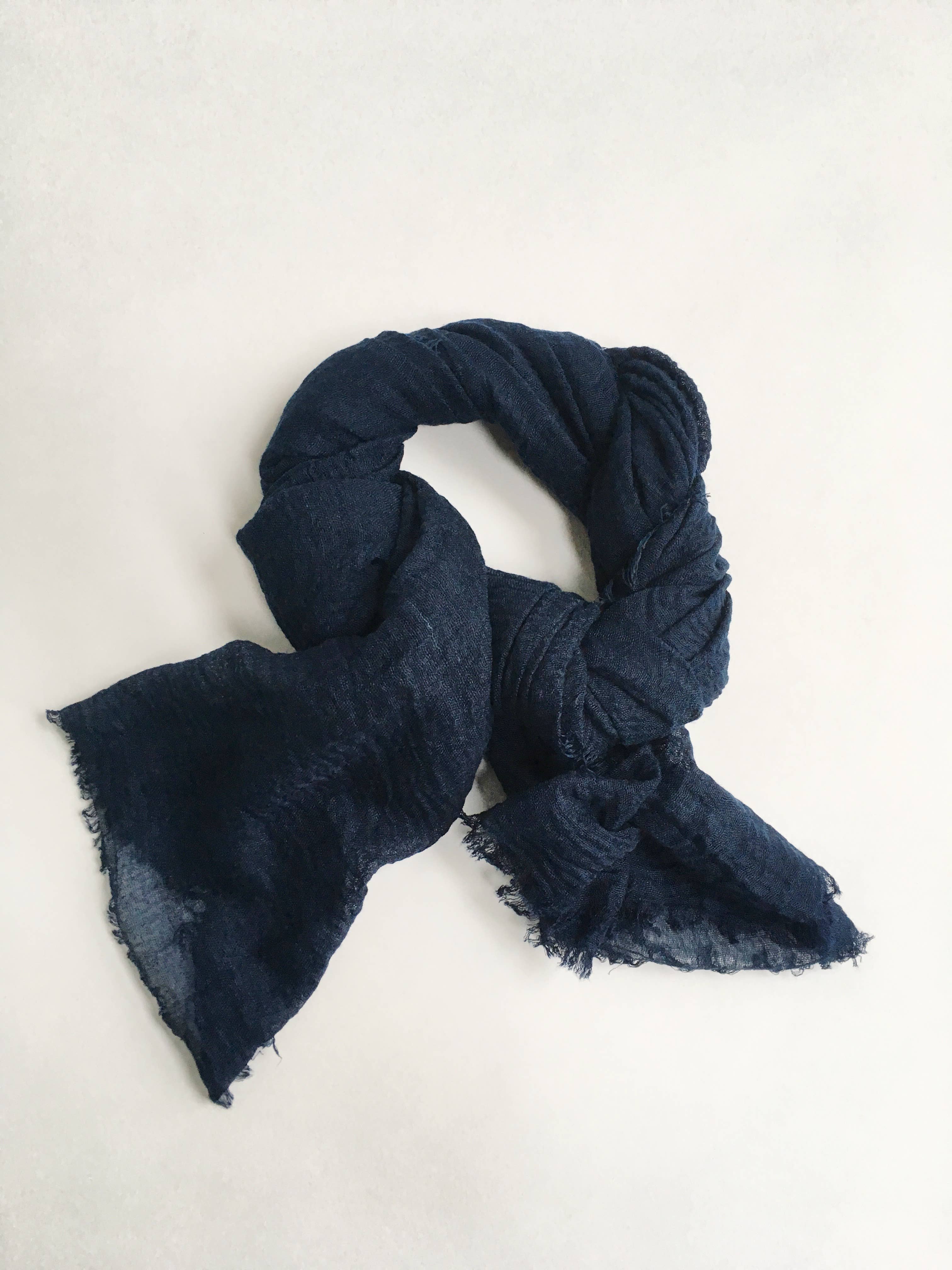 cariceprints… – Großhandel Schal – Damen – cariceprints... Handbedruckter Halstuch aus Leinenmix in Bea's Bee5