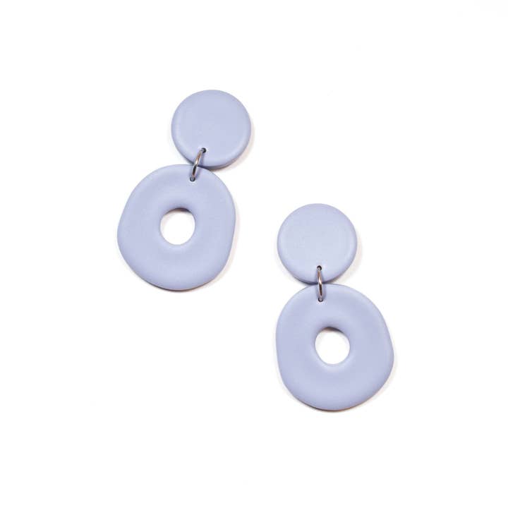 Camille Hay Jewelry - Wholesale Dangle Earrings - Organic Drop Hoops