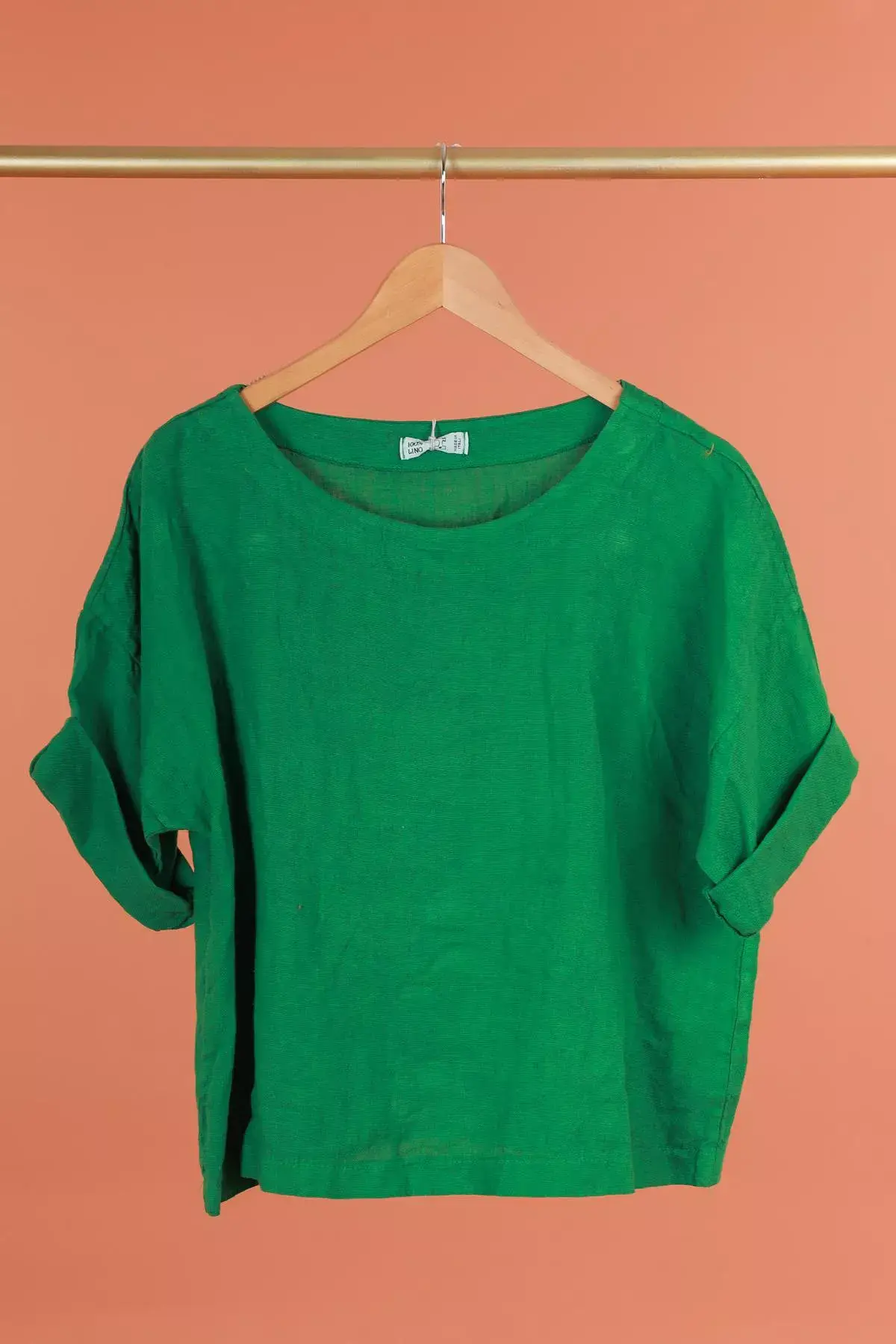 la maison des fibres naturelles - Wholesale Blouse - Women's - Round neck linen top 659005 100% linen9