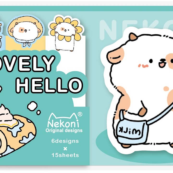 51020 NOTES ADHÉSIFS VACHE pour la vente par BCmini