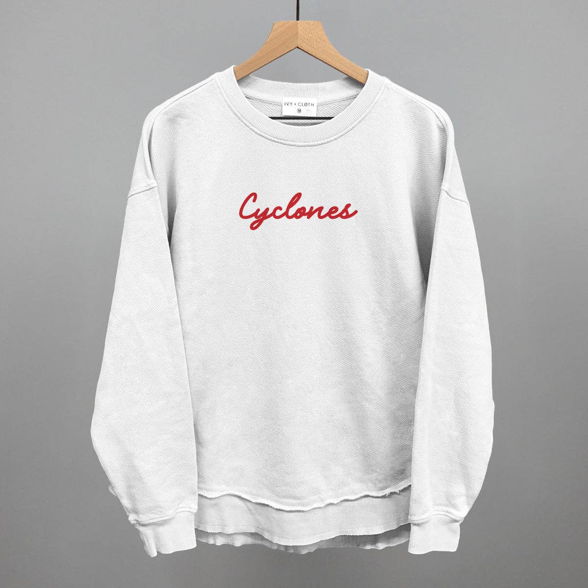 Ivy + Cloth - Wholesale Graphic Sweatshirt - Women's - Cyclones Script5