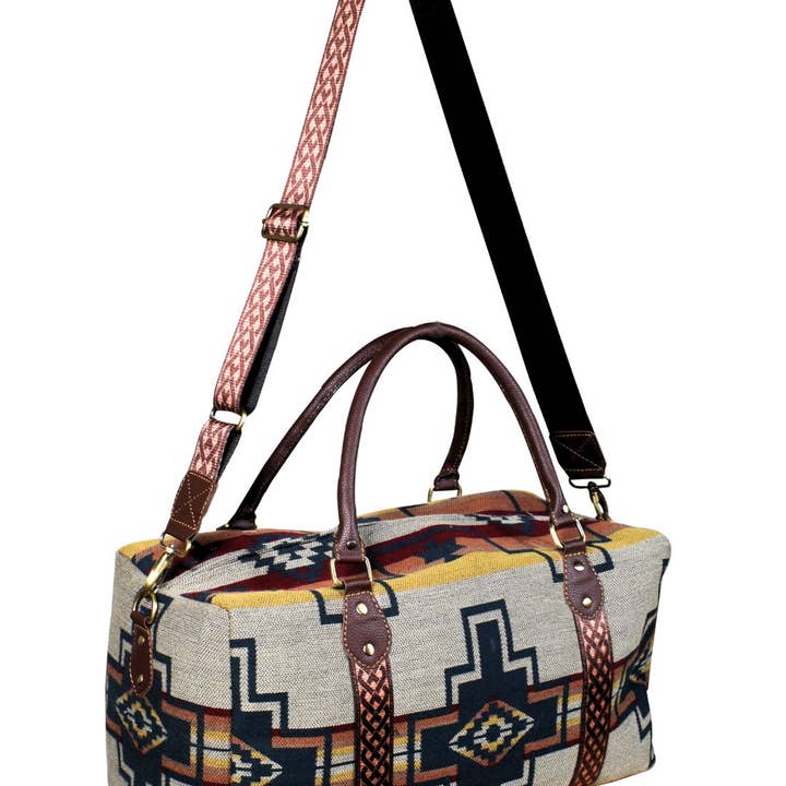 El Paso Saddleblanket - Wholesale Weekender Bag - Women's - Southwest Weekender Bag #V1