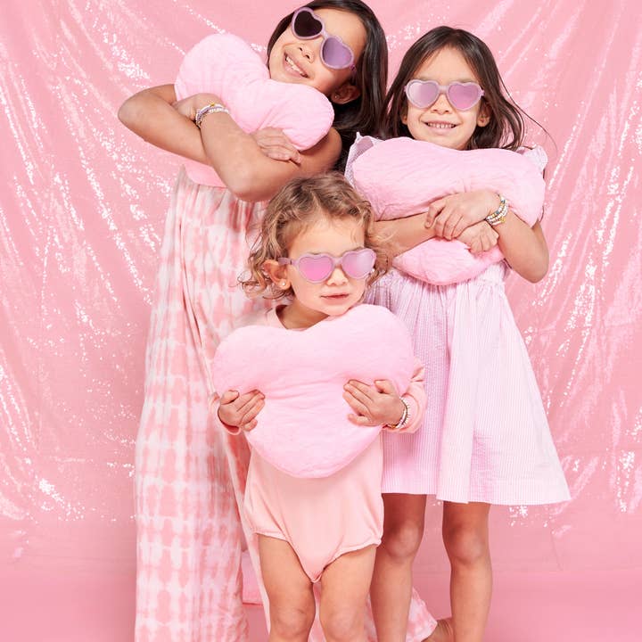 Babiators - Wholesale Sunglasses - Kids - Originals Hearts: Sparkle Squad | Lavender Mirrored Lenses