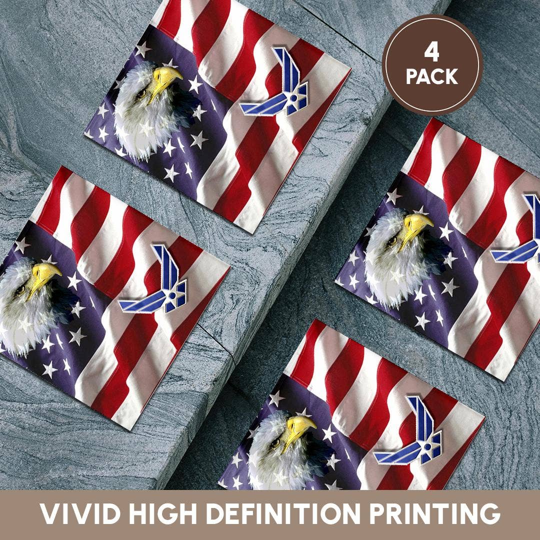 3dRose - Vendita all'ingrosso Sottobicchiere - 3dRose, Aeronautica Militare USAF, Sottobicchiere5