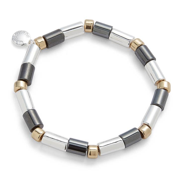 Mixed Metal Contemporary Bracelet for wholesale by Joe Davies
