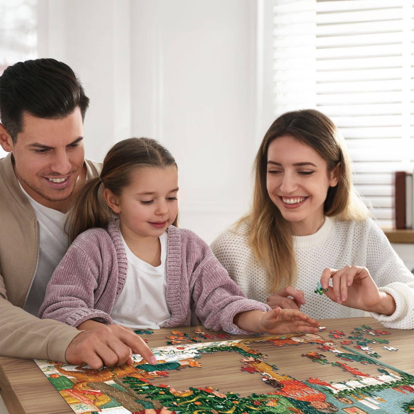 Boardwalk Puzzle Company - Wholesale Puzzle - Adult - Trimming the Tree - 1000 Piece4