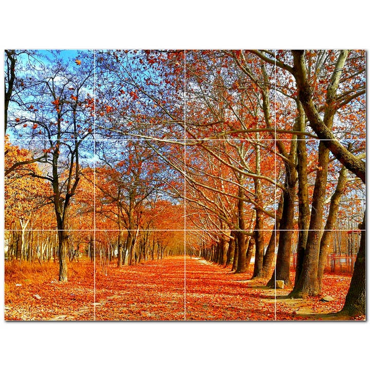 Autumn Ceramic Tile Ceramic Tile Mural PT500014 for wholesale by Picture-Tiles.com