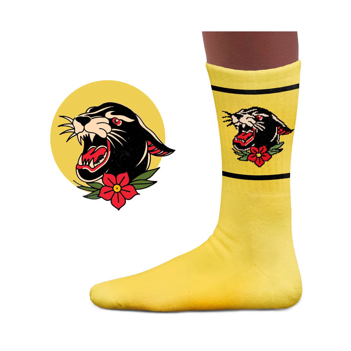 Sock Affairs - Wholesale Socks - Unisex - American War Tiger Tattoo Athletic1