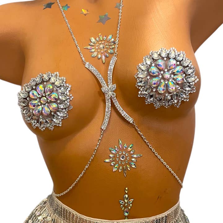 Sasswear - Vente Cache-téton – femme - Pâtisseries lumineuses Lit Nips - Sunbeam