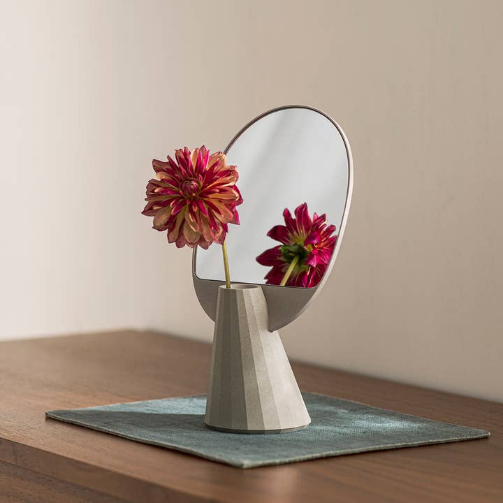 Spiegel & Vase - Doppelfunktionaler Spiegel & Blumenvase für den Großhandel von soem