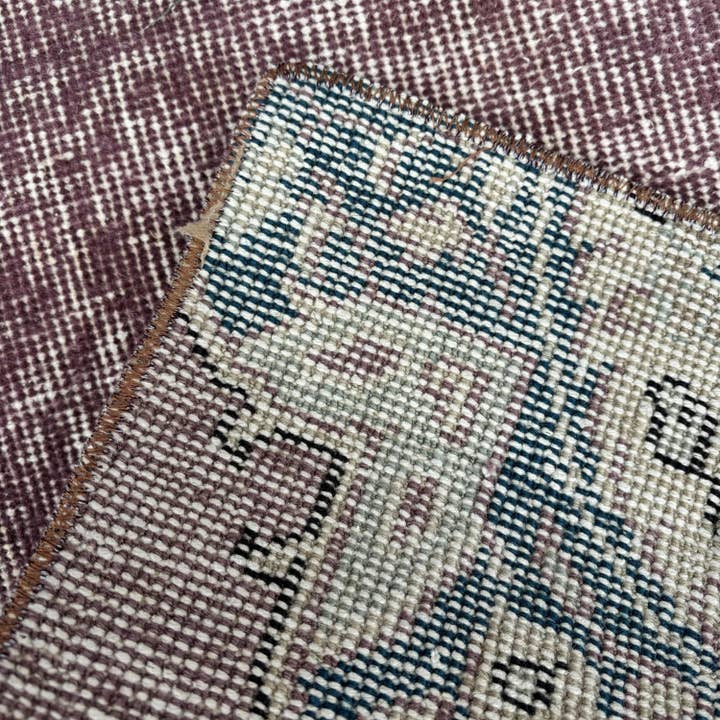 The Loom Wholesale – wholesale Matta – Vintage turkiska anatoliska Oushak-ullmattor 1,3x2,8 fot5