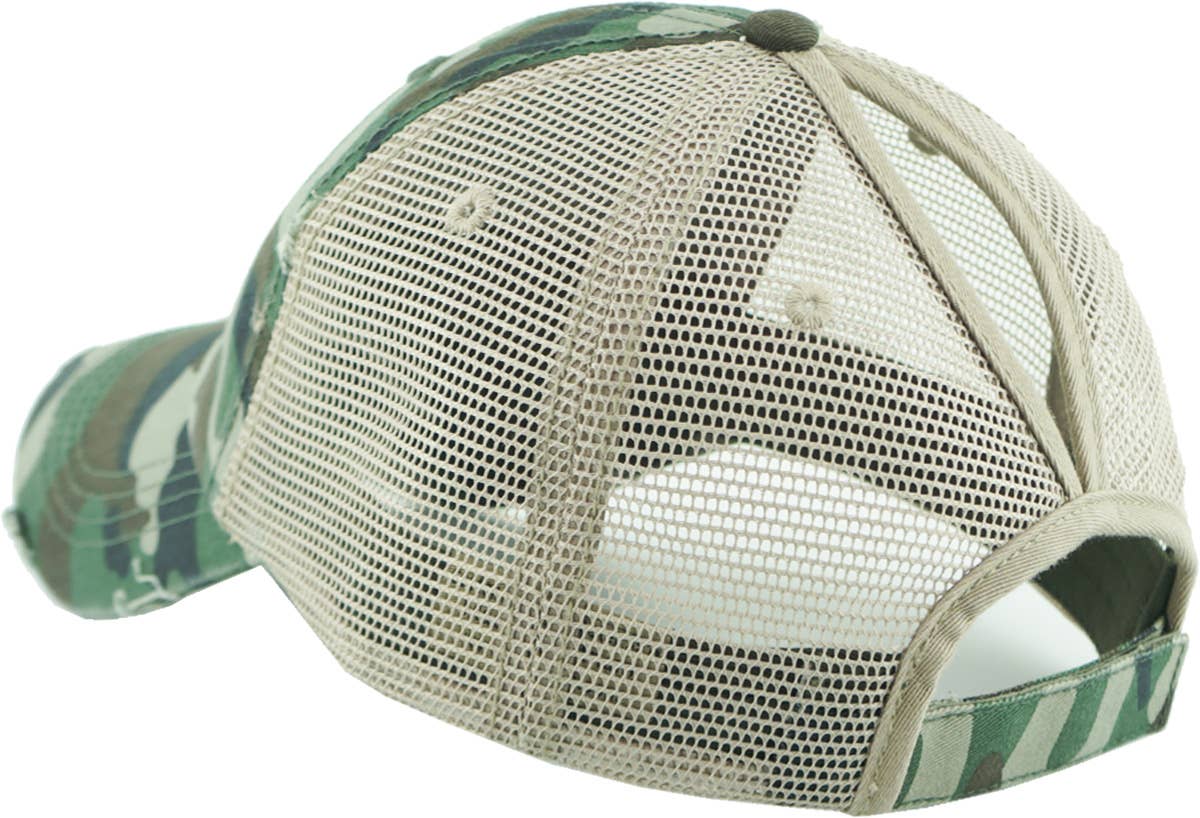 KBETHOS – Boné de beisebol - Mulher por atacado – Boné ajustável de malha com abertura para rabo de cavalo12