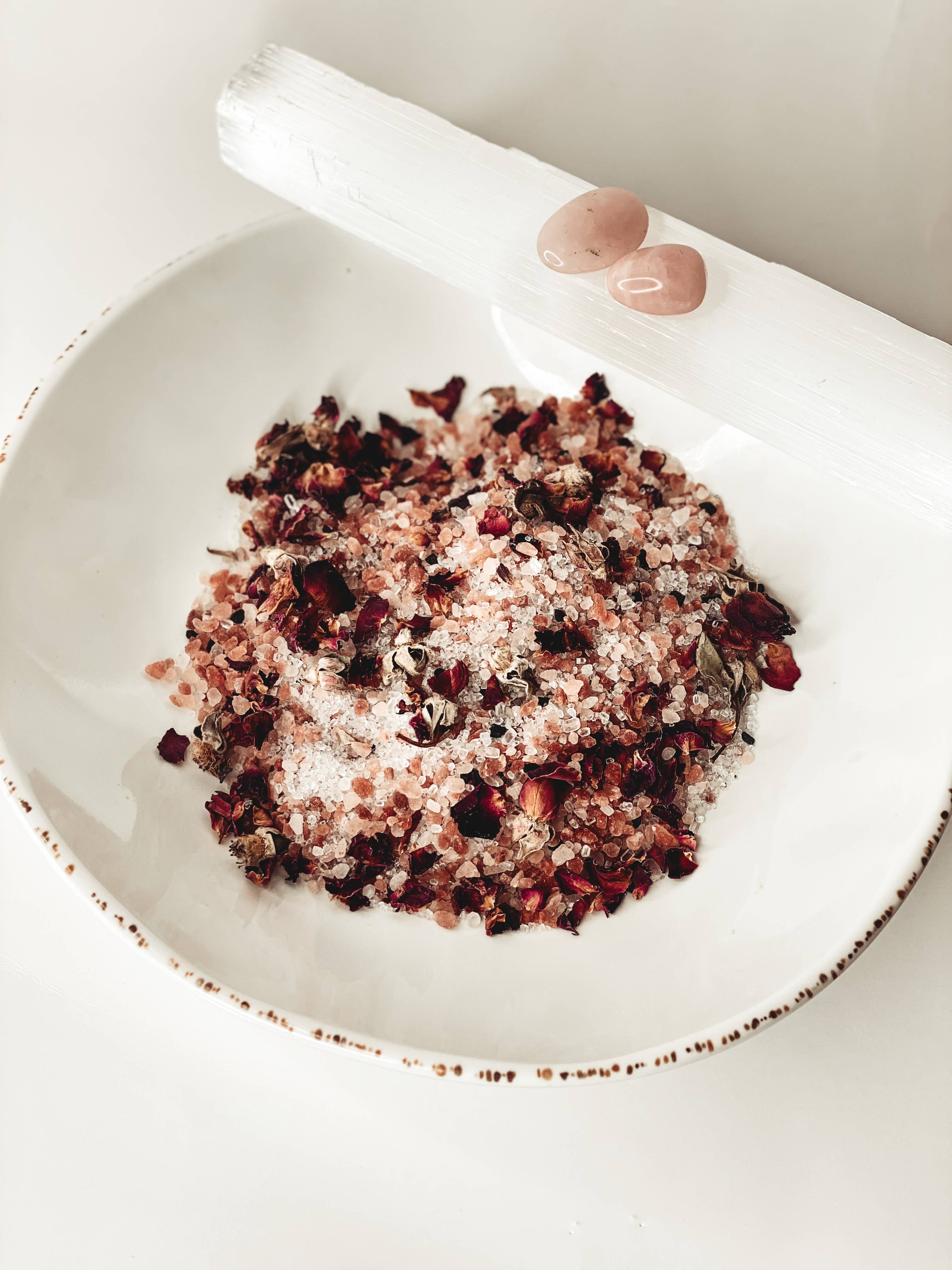 Priestess RX - Wholesale Bath Salts - LOVE Rose Quartz Ritual Salt Soak1