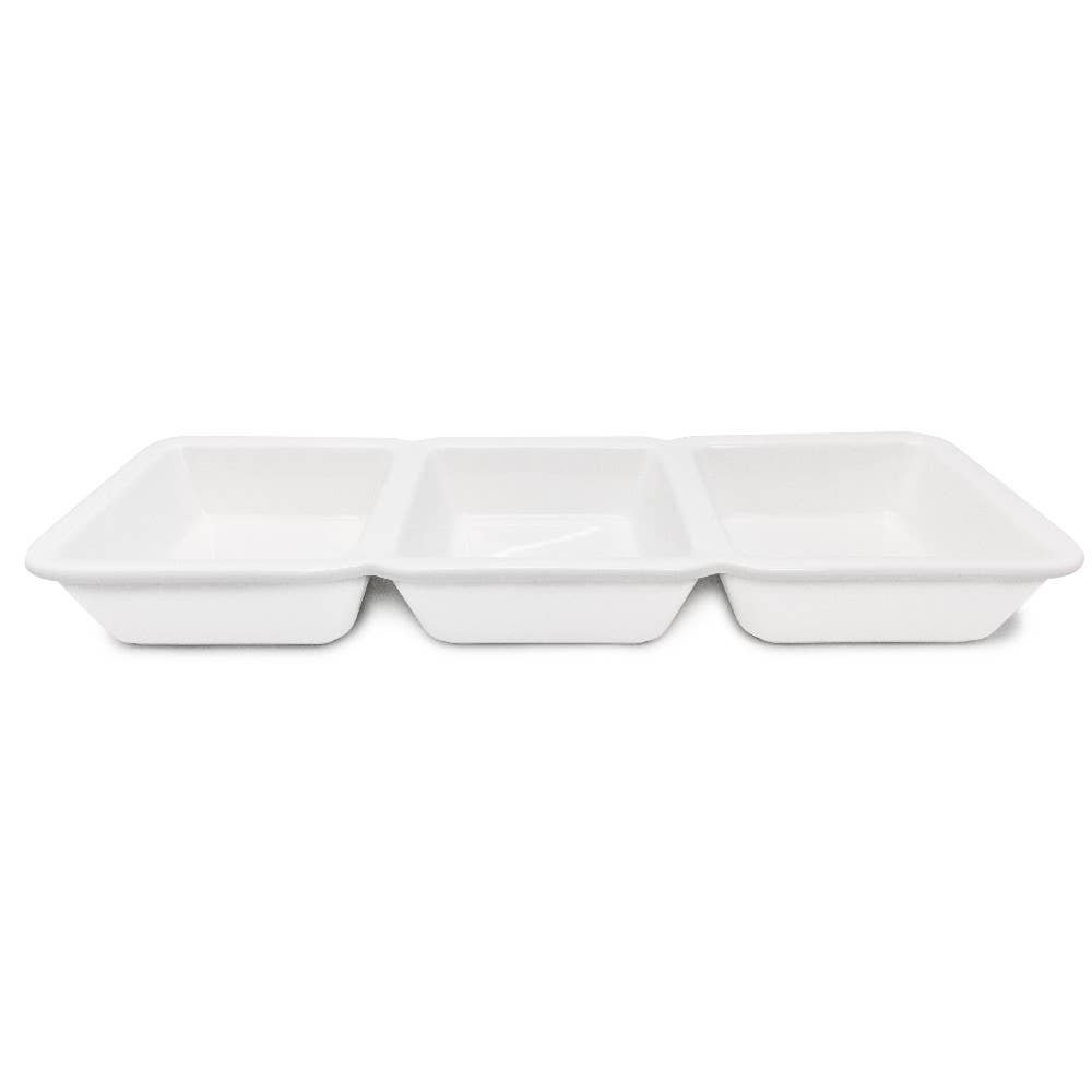 Vin Bouquet (Find It Import & Export Sl) - Wholesale Appetizer Serveware - porcelain appetizer plate with 3 departments1