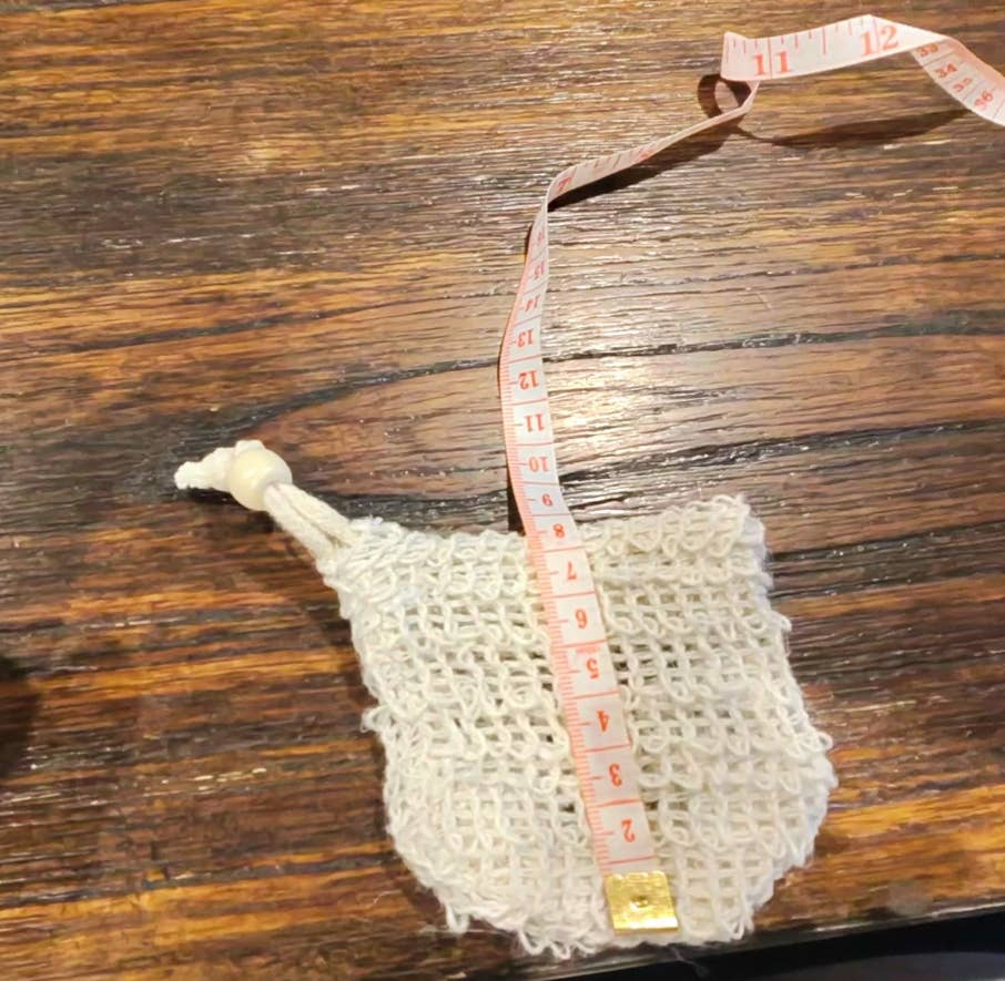 Fiori Essentials&Co - Wholesale Soap Pouch/Sack/Bag - Custom Sisal Soap Saver Bags – Sizes 8x8 cm & 6x10 cm1